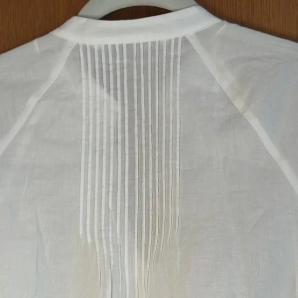 Zara White Embroidered Blouse - Picture 9 of 9